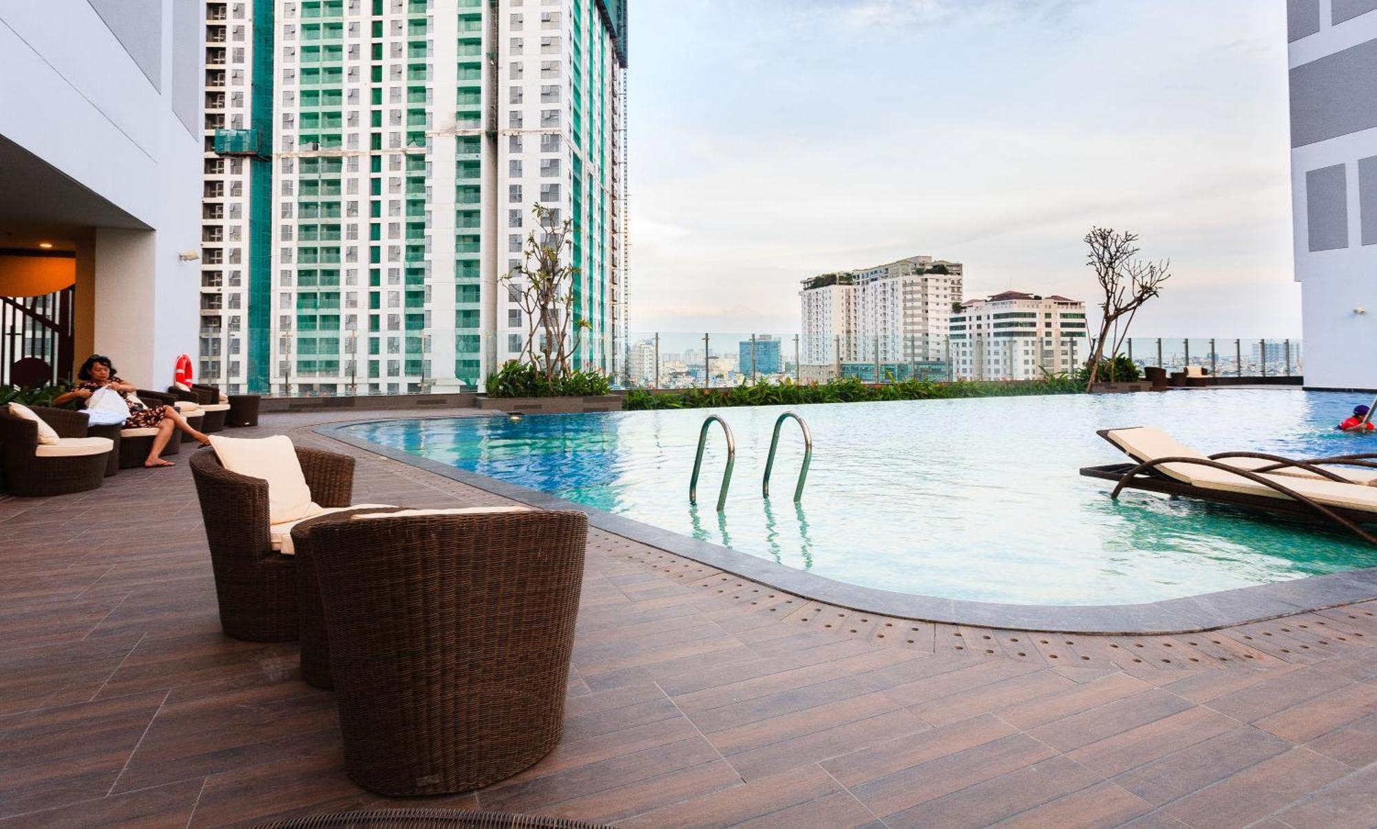 Aloha Cbd Apartment - Rivergate Tower Ho Chi Minh-stad Buitenkant foto