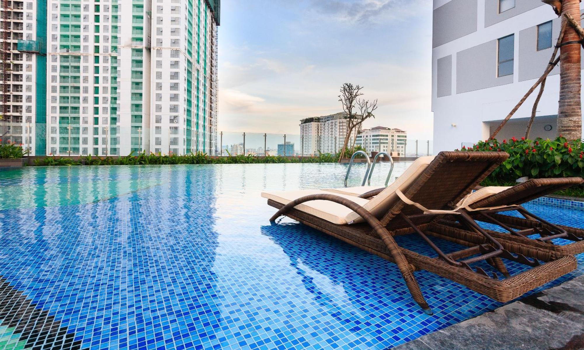 Aloha Cbd Apartment - Rivergate Tower Ho Chi Minh-stad Buitenkant foto